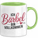 Bärbel Tasse Geschenk Ich Bin Vollkommen Bärbel Geschenkidee Geburtstag Grün Trendation