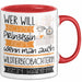 Wildtierbeobachterin Tasse Geschenk Spruch Wer Will Schon Prinzessin Sein Wenn Man Auch Wildtierbeobachterin Sein Kann Rot Trendation