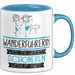 Wanderführerin Weil Es Keinen Schöneren Beruf Gibt Tasse Geschenk für Eine Wanderführerin Lustig Blau Trendation