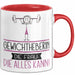 Gewichtheberin Geschenk Tasse Becher Die Frau Die Allen Kann Geschenkidee für eine Gewichtheberin Lustig Rot Trendation