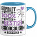 Großcousin Geschenk Lustiger Spruch für Großcousin Geschenkidee Bester Großcousin Der Welt Blau Trendation