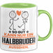 Halbbruder Geschenk Tasse So Gut Kann Nur Ein Halbbruder Aussehen Geschenkidee Kaffee-Becher Grün Trendation