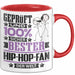 Hip-Hop-Fan Geschenk Lustiger Spruch für Hip-Hop-Fan Geschenkidee Bester Hip-Hop-Fan Der Welt Rot Trendation