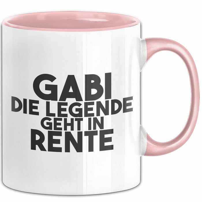 Gabi Tasse Gabi – Die Legende Geht In Rente Geschenk