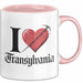 Transsilvanien Tasse Geschenk Lustige Geschenkidee Spruch Rosa Trendation