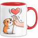 Meerschweinchen Tierliebhaber Tasse Geschenk Lustige Geschenkidee Spruch Rot Trendation