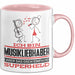 Musikliebhaber Geschenk Tasse Ich Bin Musikliebhaber Aber Sag Doch Einfach Superheld Lustige Geschenkdiee für Musikliebhaber Kaffee-Becher Rosa Trendation