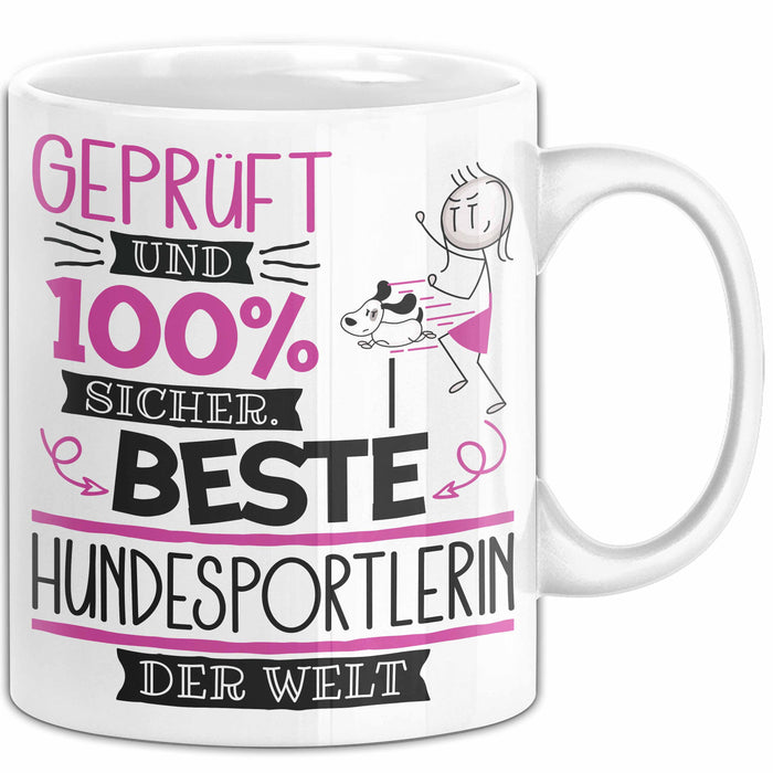 Hundesportlerin Geschenk Becher Tasse Gott Schuf Alle Menschen Gleich Nur Die Besten Durfeten Hundesportlerin Werden Geschenkidee Lustig Weiß Trendation