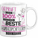 Hundesportlerin Geschenk Becher Tasse Gott Schuf Alle Menschen Gleich Nur Die Besten Durfeten Hundesportlerin Werden Geschenkidee Lustig Weiß Trendation