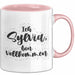 Sylvia Tasse Ich Sylvia, Bin Vollkommen Geschenk Rosa Trendation