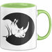 Nashorn Tasse Geschenk Lustige Geschenkidee Spruch Grün Trendation