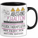 Pferdetherapeutin Tasse Geschenk Lustig Abstand Halten Hochleistungs-Pferdetherapeutin Mit Drang Zur Perfektion Bei Der Arbeit Trendation