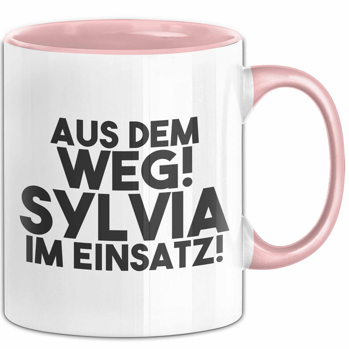 Sylvia Tasse Aus Dem Weg! Sylvia Im Einsatz! Geschenk