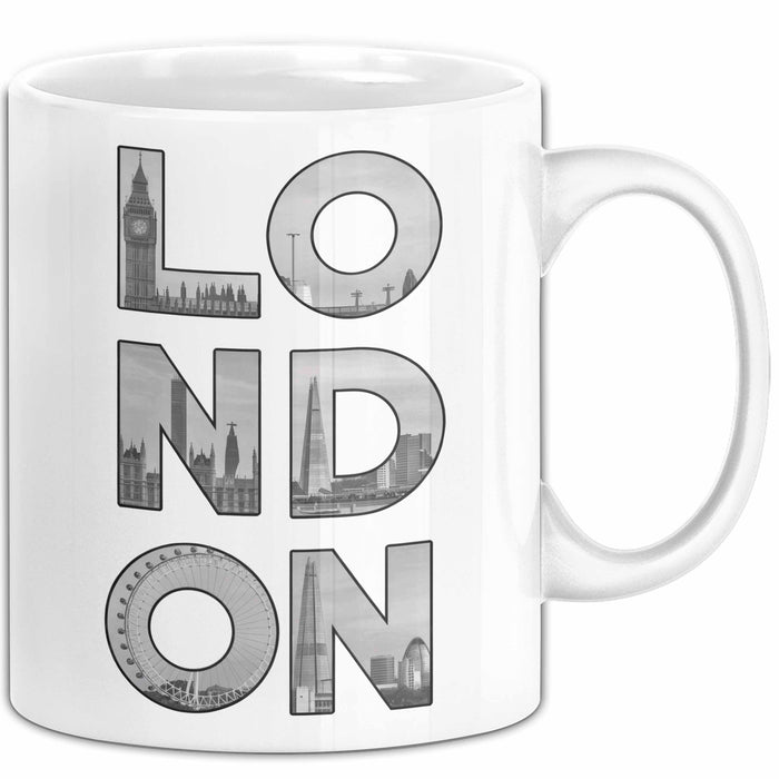 England London Tasse Geschenk Lustige Geschenkidee Spruch Weiß Trendation