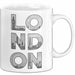 England London Tasse Geschenk Lustige Geschenkidee Spruch Weiß Trendation