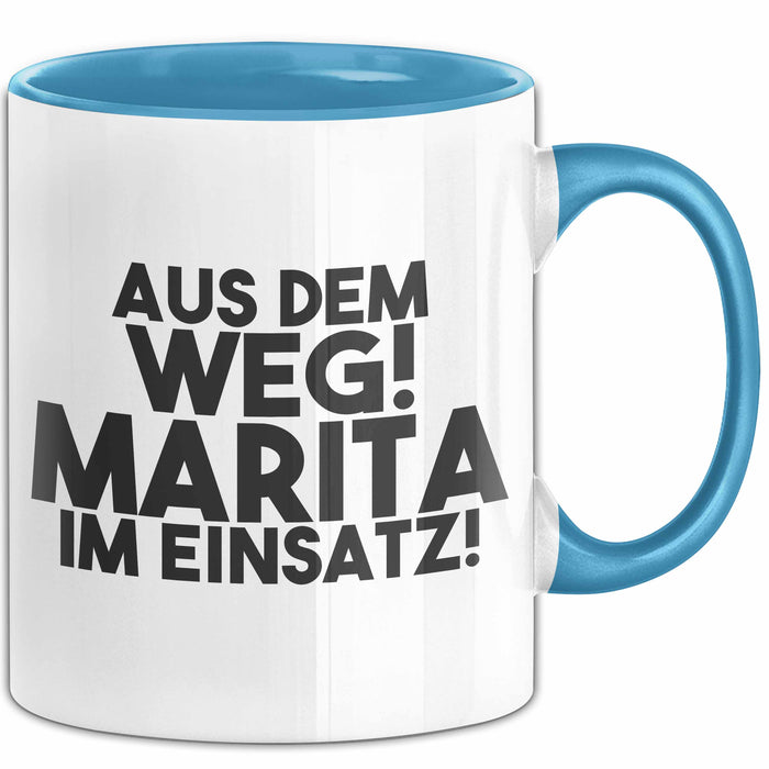 Marita Tasse Aus Dem Weg! Marita Im Einsatz! Geschenk
