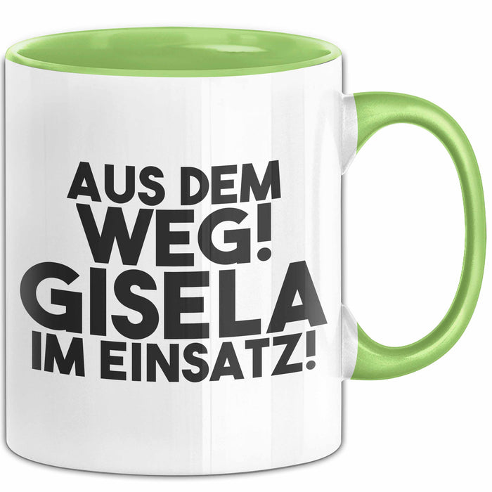 Gisela Tasse Aus Dem Weg! Gisela Im Einsatz! Geschenk