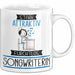 Songwriterin Tasse Geschenk Becher Stark Attraktiv Furchtlos Songwriterin Lustige Geschenkidee Weiß Trendation