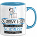 Songwriterin Weil Es Keinen Schöneren Beruf Gibt Tasse Geschenk für Eine Songwriterin Lustig Blau Trendation