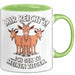 Ziegenbauer Ziegen Tier Tasse Geschenk Lustige Geschenkidee Spruch Mir Reichts Ich Geh Zu Meinen Ziegen Grün Trendation