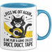 Katzen Tasse Geschenk Duct Duct Tape Geschenkidee Lustig Katze Sarkasmus Blau Trendation