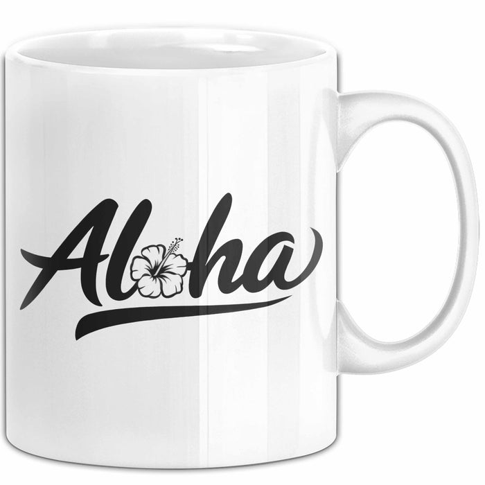 Hawaii Hawaiianer Tasse Geschenk Lustige Geschenkidee Spruch Aloha Weiß Trendation