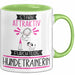 Hundetrainerin Tasse Geschenk Becher Stark Attraktiv Furchtlos Hundetrainerin Lustige Geschenkidee Grün Trendation