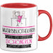 Musikbibliothekarin Weil Es Keinen Schöneren Beruf Gibt Tasse Geschenk für Eine Musikbibliothekarin Lustig Rot Trendation