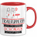 Trailrunnerin Weil Es Keinen Schöneren Beruf Gibt Tasse Geschenk für Eine Trailrunnerin Lustig Rot Trendation