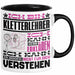 Kletterlehrer Geschenk Kaffee-Tasse Geschenkidee für Kletterlehrer Ich Bin Kletterlehrer Ich Kann Es Dir Erklären Jedoch Nicht Für Dich Verstehen Spruch Lustig Schwarz Trendation