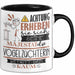 Vogelzüchterin Tasse Geschenk Lustiger Spruch Bitte Erheben Sie Sich Seine Majestät Die Vogelzüchterin Betritt Den Raum Schwarz Trendation