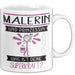 Malerin Und Prinzessin Tasse Geschenk Für Eine Malerin Geburtstag Was Ist Deine Superkraft Weiß Trendation