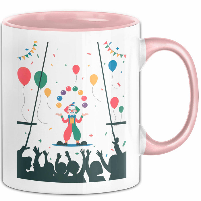 Zirkus Künstler Tasse Geschenk Lustige Geschenkidee Spruch Für Show Entertainer Rosa Trendation