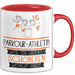 Parkour-Athletin Weil Es Keinen Schöneren Beruf Gibt Tasse Geschenk für Eine Parkour-Athletin Lustig Rot Trendation