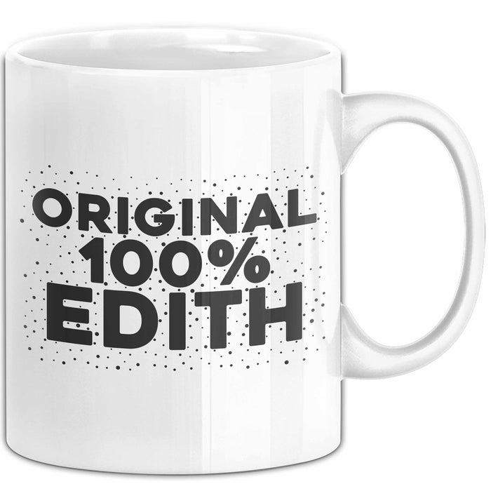 Edith Tasse Original 100% Edith Geschenk Weiß Trendation