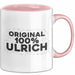 Ulrich Tasse Original 100% Ulrich Geschenk Rosa Trendation