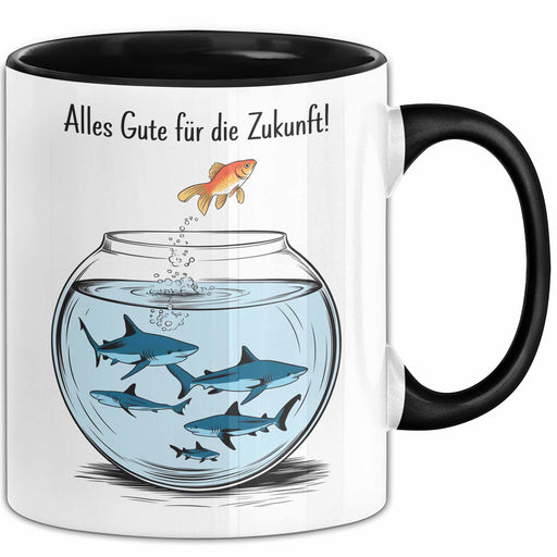 Büroarbeit Kollege Abschied Tasse Geschenk Lustige Geschenkidee Spruch Alles Gute Für Die Zukunft Schwarz Trendation
