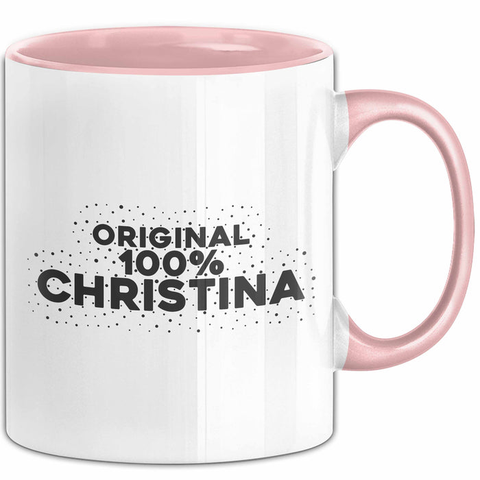 Christina Tasse Original 100% Christina Geschenk Rosa Trendation