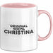 Christina Tasse Original 100% Christina Geschenk Rosa Trendation