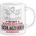Schlagzeuger Geschenk Tasse So Gut Kann Nur Ein Schlagzeuger Aussehen Geschenkidee Kaffee-Becher Weiß Trendation