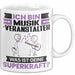 Musikveranstalter Tasse Geschenk für Musikveranstalter Geburtstag Lustiger Spruch Kaffee-Becher Was Ist Deine Superkraft Weiß Trendation