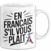 Französischlehrer Unterricht Tasse Geschenk Lustige Geschenkidee Spruch En Français S’Il Vous Plaît Weiß Trendation