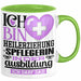 Heilerziehungspflegerin Ausbildung Start Geschenk Tasse Ich Bin Heilerziehungspflegerin In Der Ausbildung Ich Darf Das Kaffee-Becher Geschenkidee Grün Trendation
