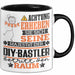 DIY-Bastler Geschenk Tasse Lustiger Spruch Erheben Sie Sich Der DIY-Bastler Betritt den Raum Schwarz Trendation