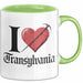 Transsilvanien Tasse Geschenk Lustige Geschenkidee Spruch Grün Trendation
