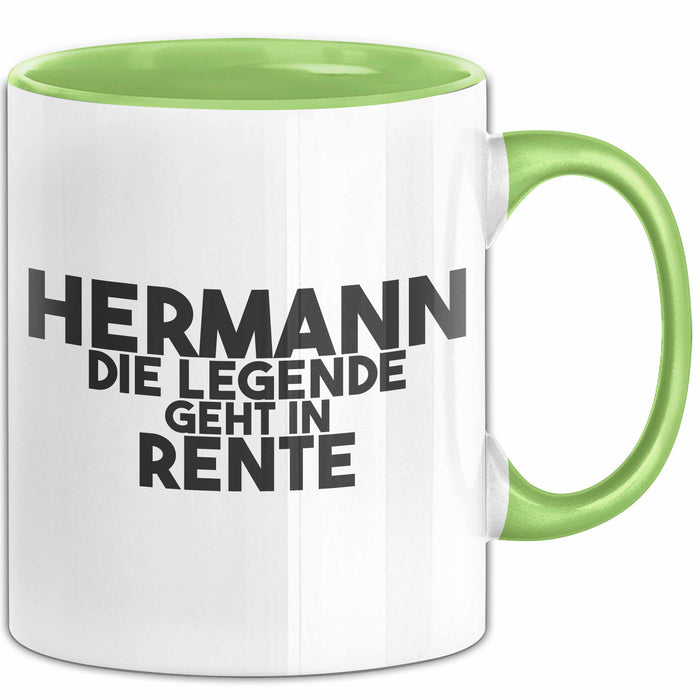 Hermann Tasse Hermann – Die Legende Geht In Rente Geschenk