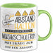 Musikschülerin Tasse Geschenk Lustig Abstand Halten Hochleistungs-Musikschülerin Mit Drang Zur Perfektion Bei Der Arbeit Grün Trendation