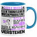 Elektronischer Musikproduzent Geschenk Tasse Lustige Geschenkdiee für einen Elektronischer Musikproduzent Geburtstag Ich Bin Elektronischer Musikproduzent Ich Kann Es Dir Erklären Aber Nicht Für Dich Verstehen Blau Trendation