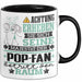 Pop-Fan Geschenk Tasse Lustiger Spruch Erheben Sie Sich Der Pop-Fan Betritt den Raum Schwarz Trendation
