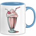 Milchshake Fan Tasse Geschenkidee Dessertgetränk Liebhaber Blau Trendation